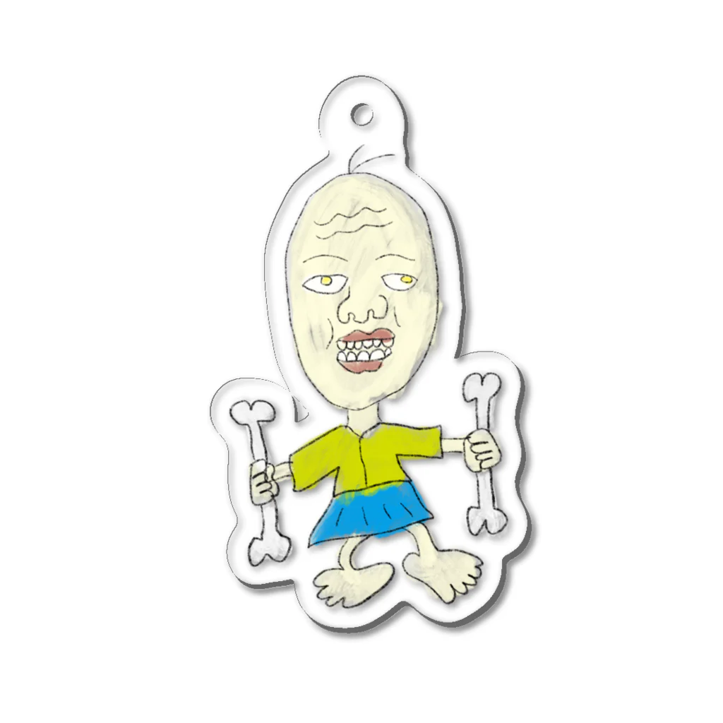 怪物くんの自由時間のようちゃん 落書きver Acrylic Key Chain