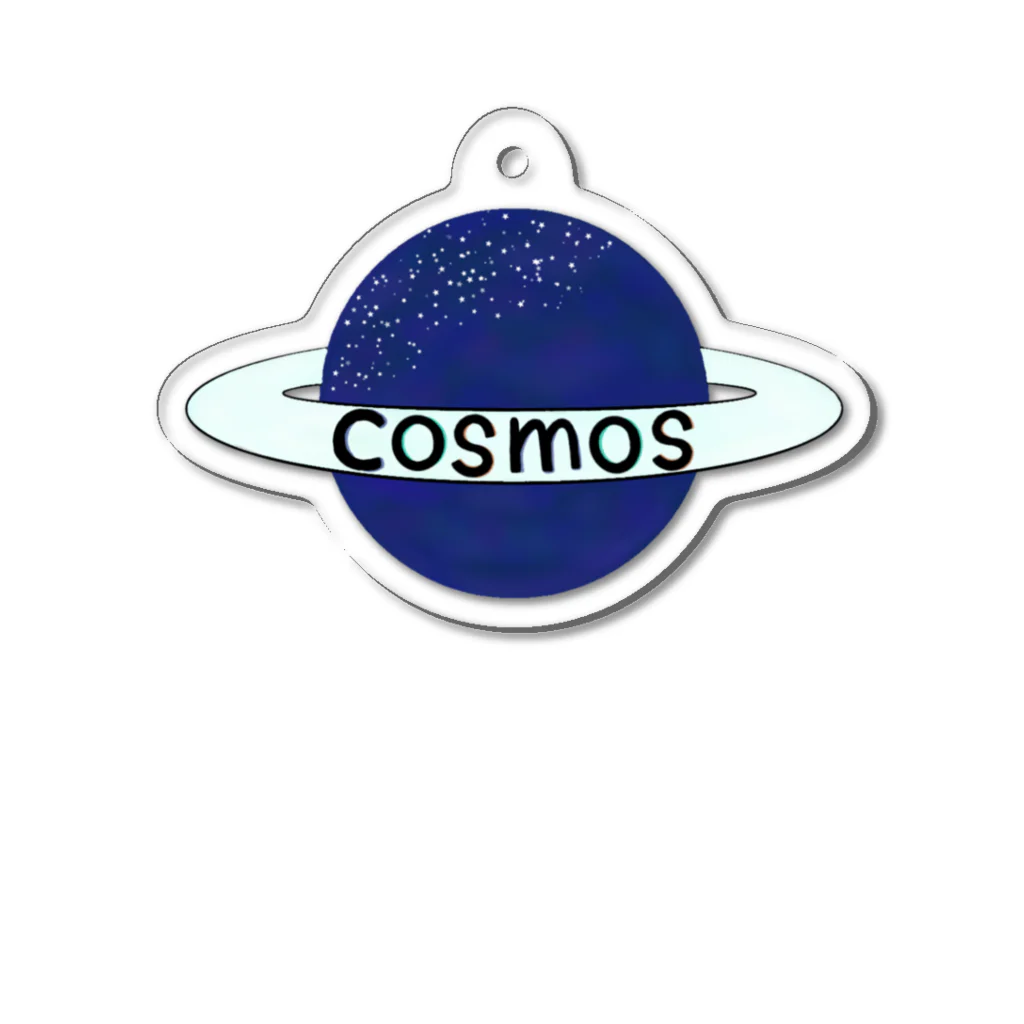 -cosmos-のたったらーん土星 Acrylic Key Chain