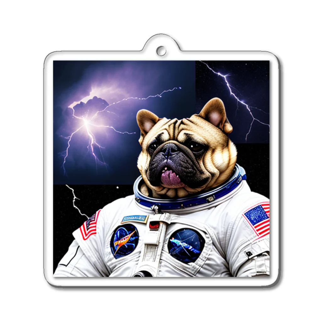 spaceinudogのSpace inu dog11 Acrylic Key Chain