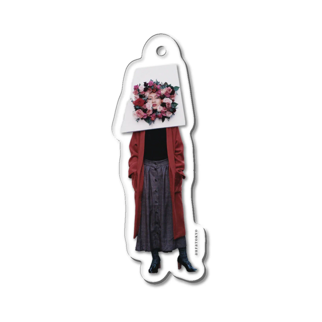 AUFATOKYOの頭の中はお花畑 Acrylic Key Chain