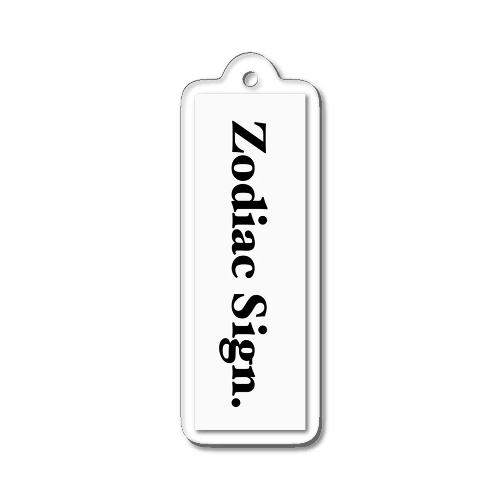 zodiac signのキーホルダー Acrylic Key Chain