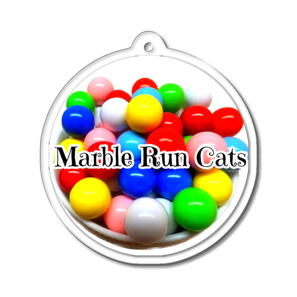 Marble Run CatsのMarble Run Cats アクリルキーホルダー