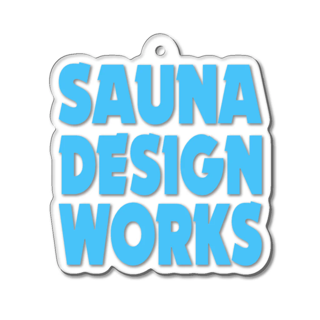 Time Survive DesignのSAUNA DESIGN WORKS（スタンダード）２ アクリルキーホルダー