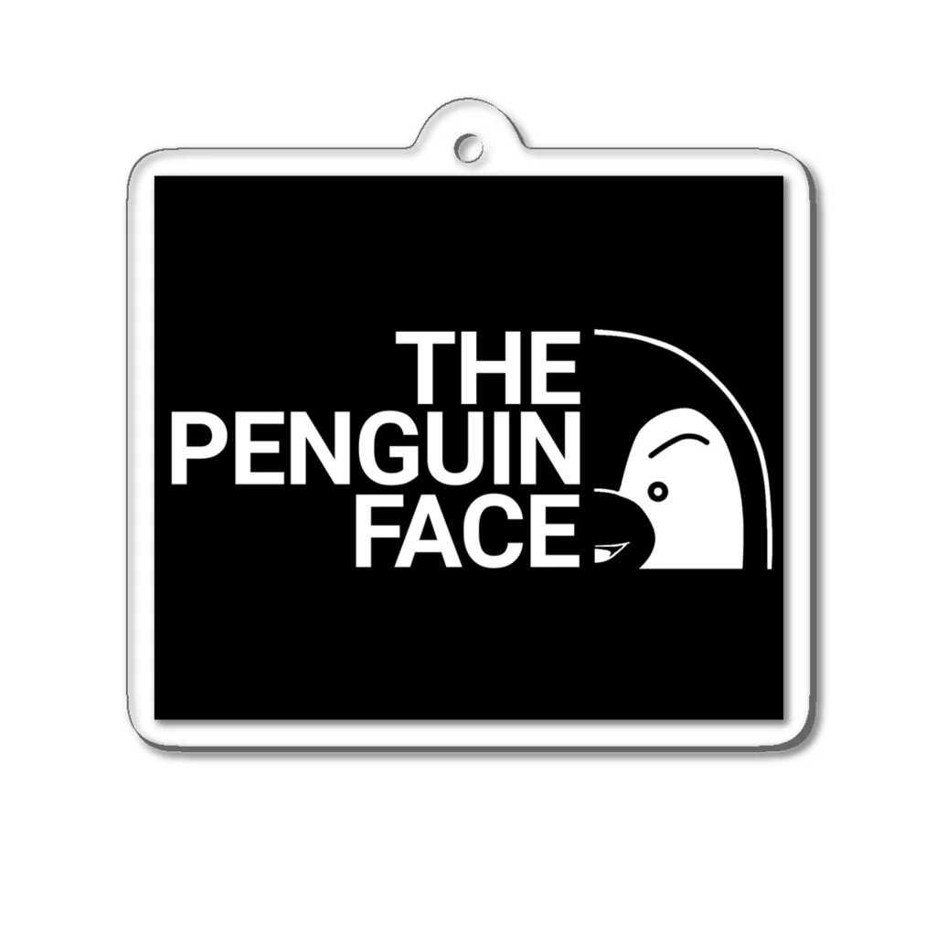 村のペンギンSHOPのTHE PENGUIN FACE Acrylic Key Chain