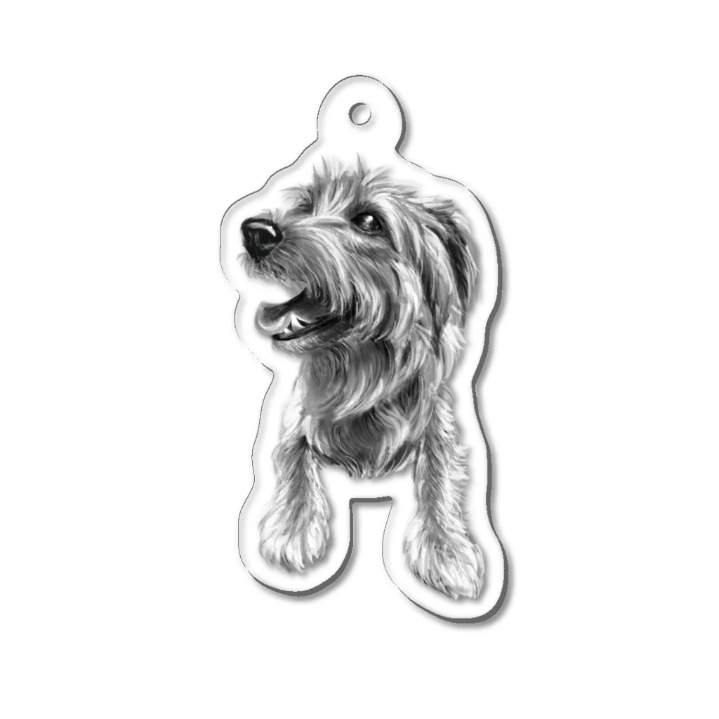 TOMOS-dogのえがおのいぬ Acrylic Key Chain