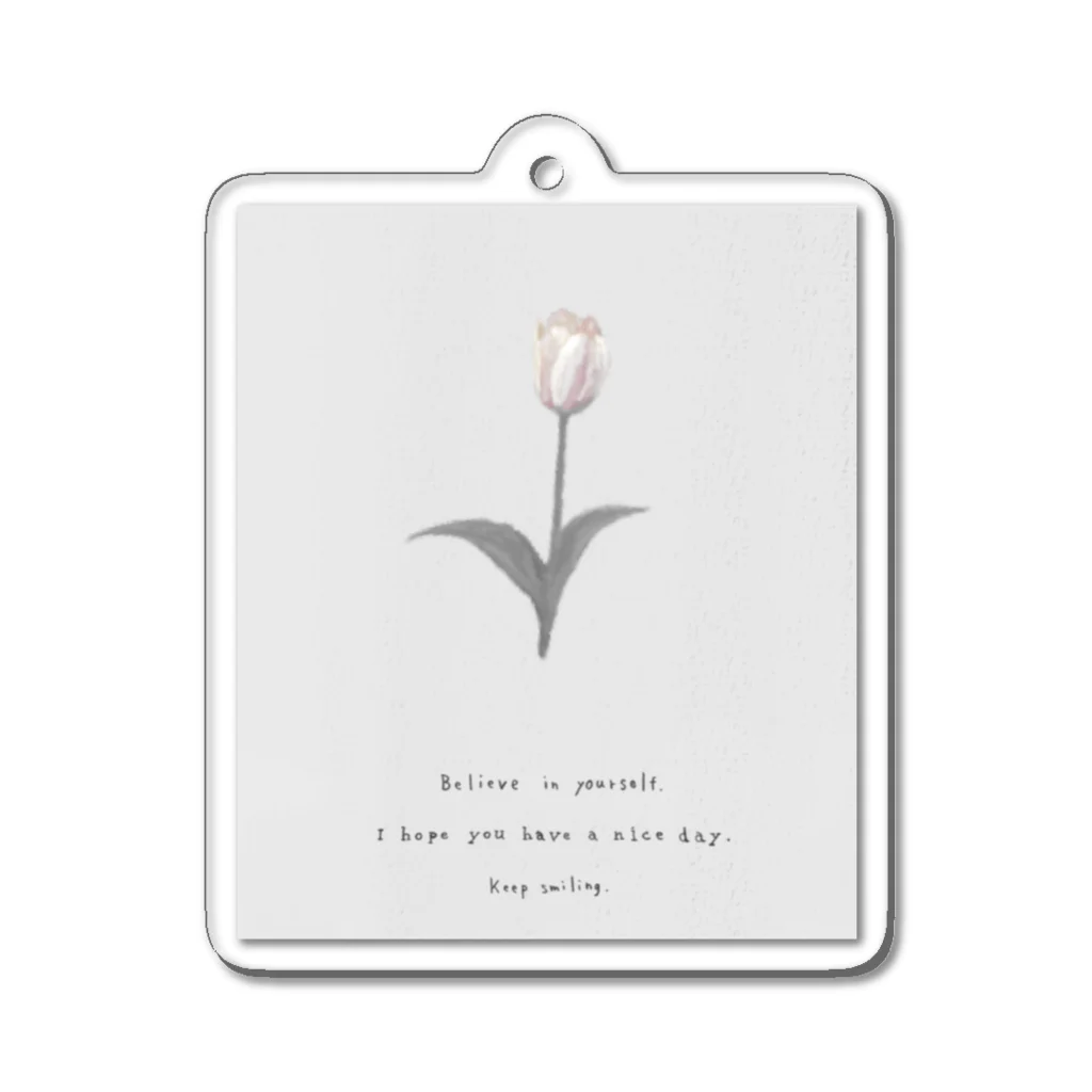 rilybiiのShabby Chic , Tulip . Acrylic Key Chain