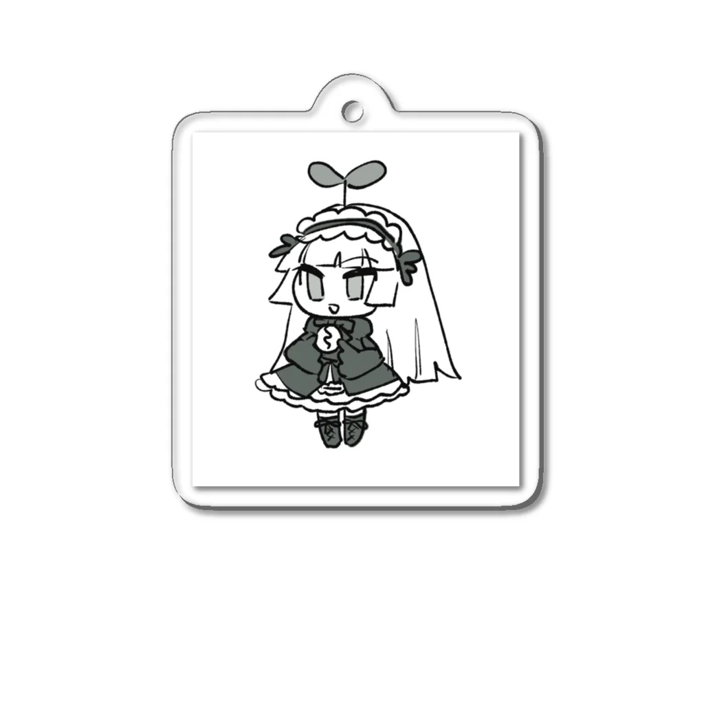 ガーデニングお嬢様直売所のガーデニングお嬢様購買部 Acrylic Key Chain