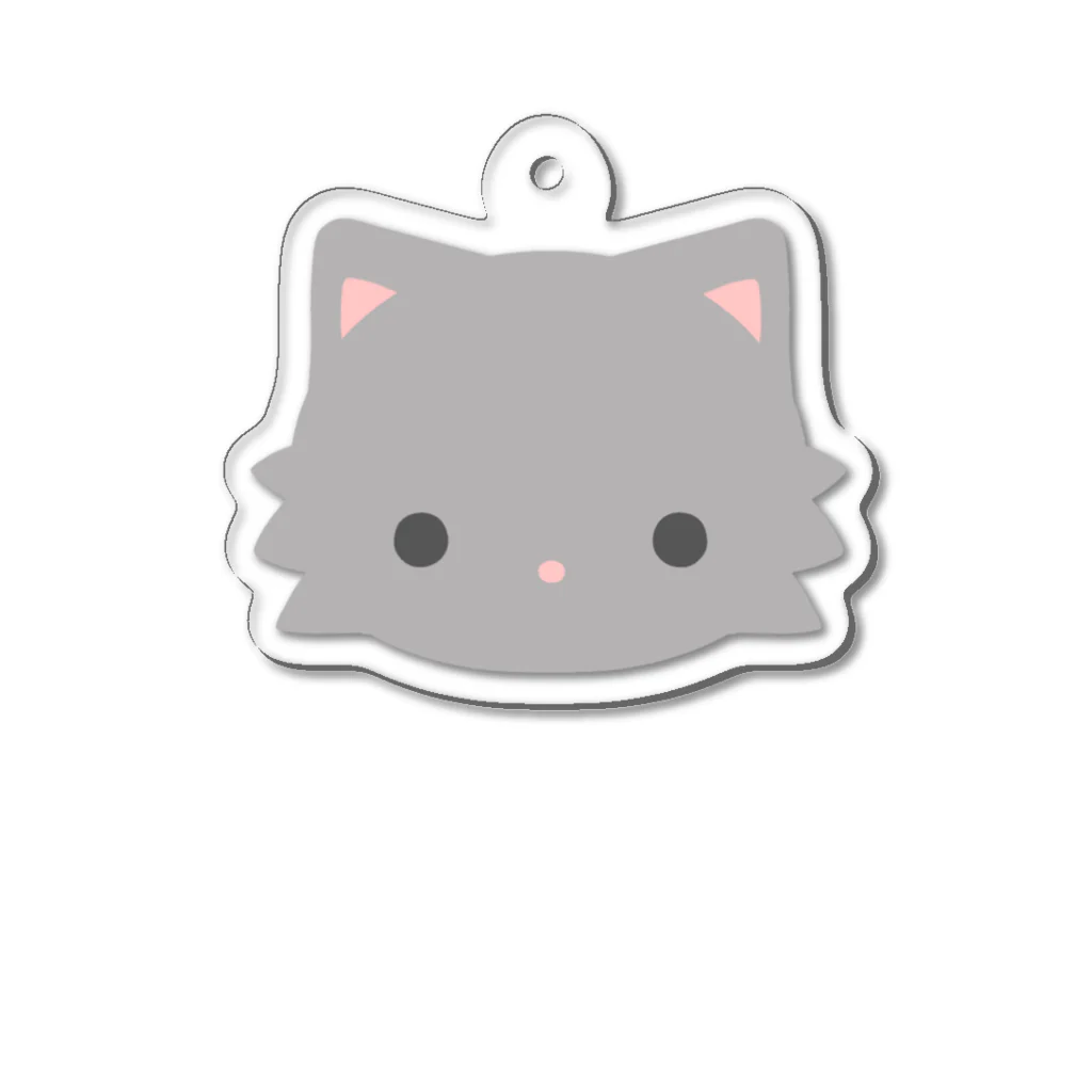 Nagatoのうちのねこ(チンチラシルバー) Acrylic Key Chain