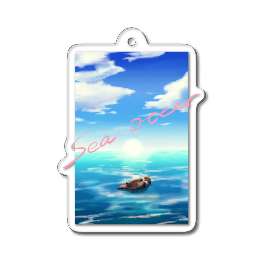 Rêverの海ラッコ Acrylic Key Chain