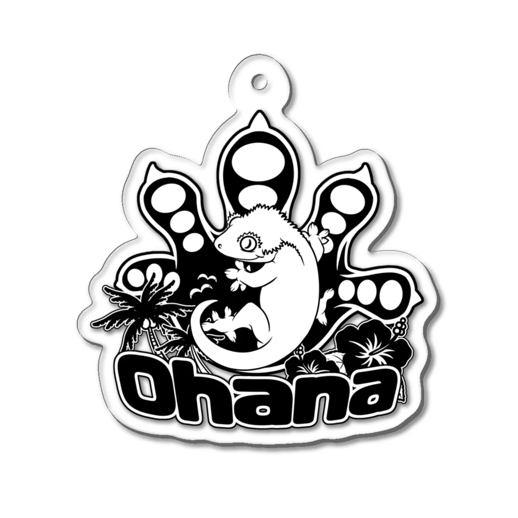 OhanaのOhanaロゴグッズ Acrylic Key Chain