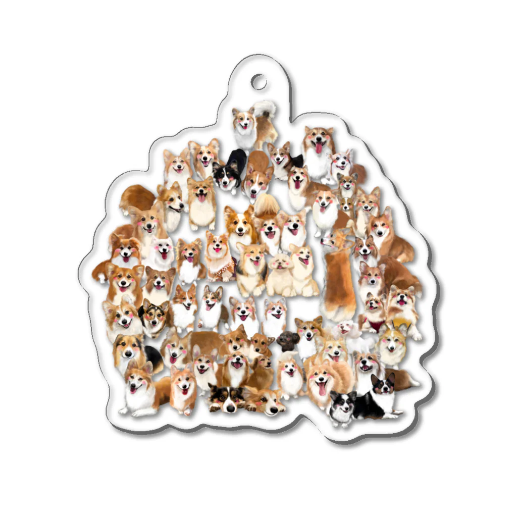 MILO_36の202304 フラッフィオフ会全員集合♪ Acrylic Key Chain