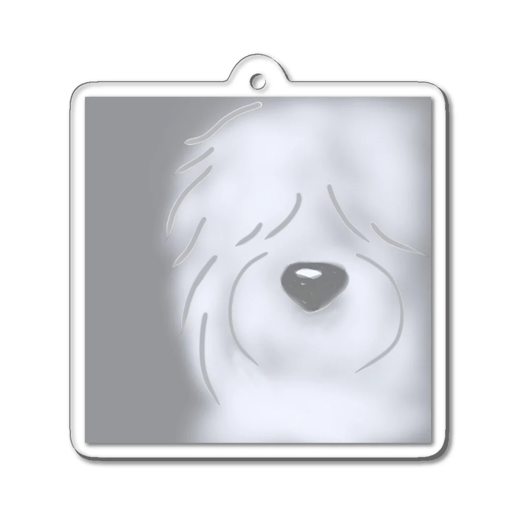 【shop】**harunosono**のold english sheepdog !  ~mokumoku~ キーホルダー Acrylic Key Chain