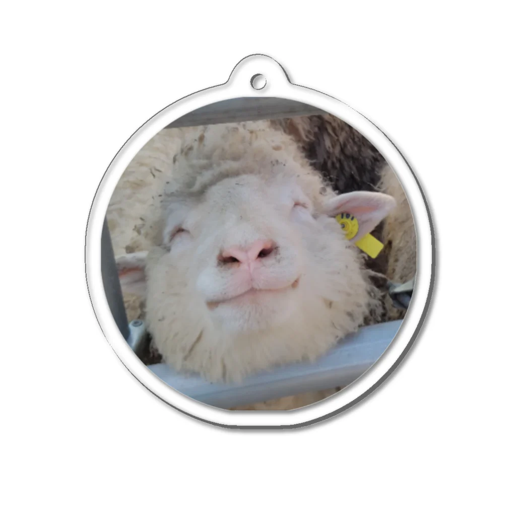 旅するナースのスマイル羊さん Acrylic Key Chain