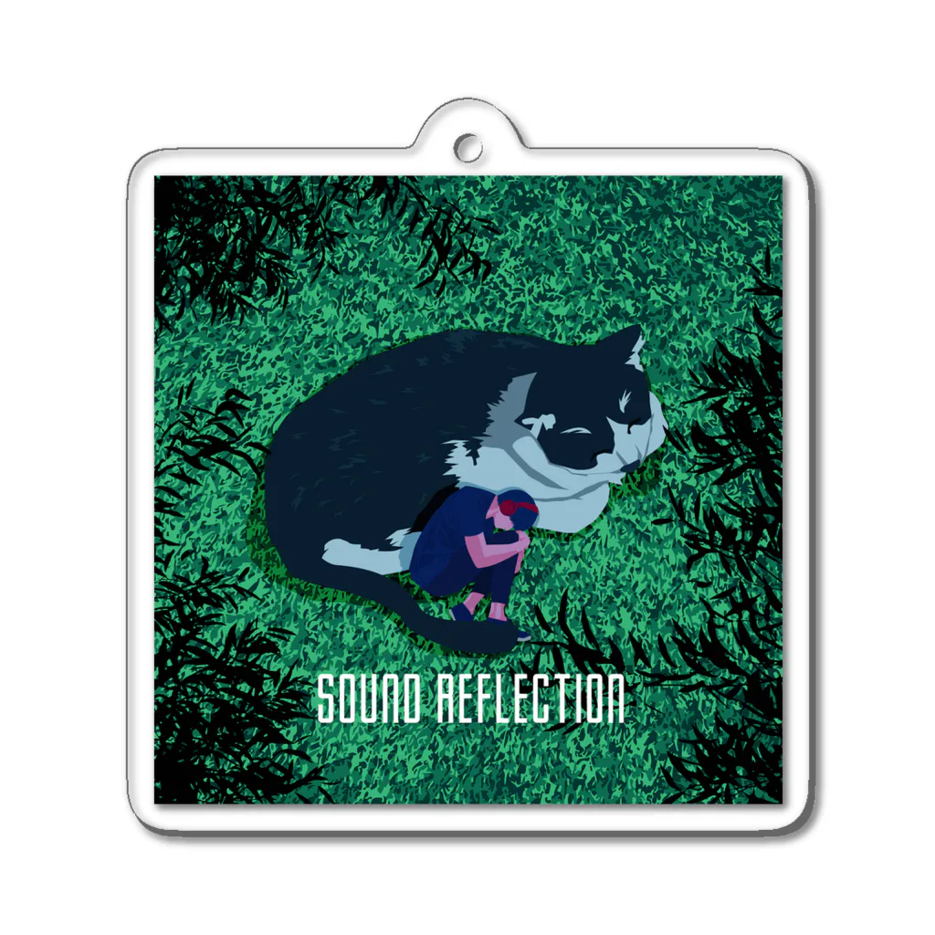 杜若 Tojaku｜Sound ReflectionのSound Reflection | FOREST CAT Acrylic Key Chain
