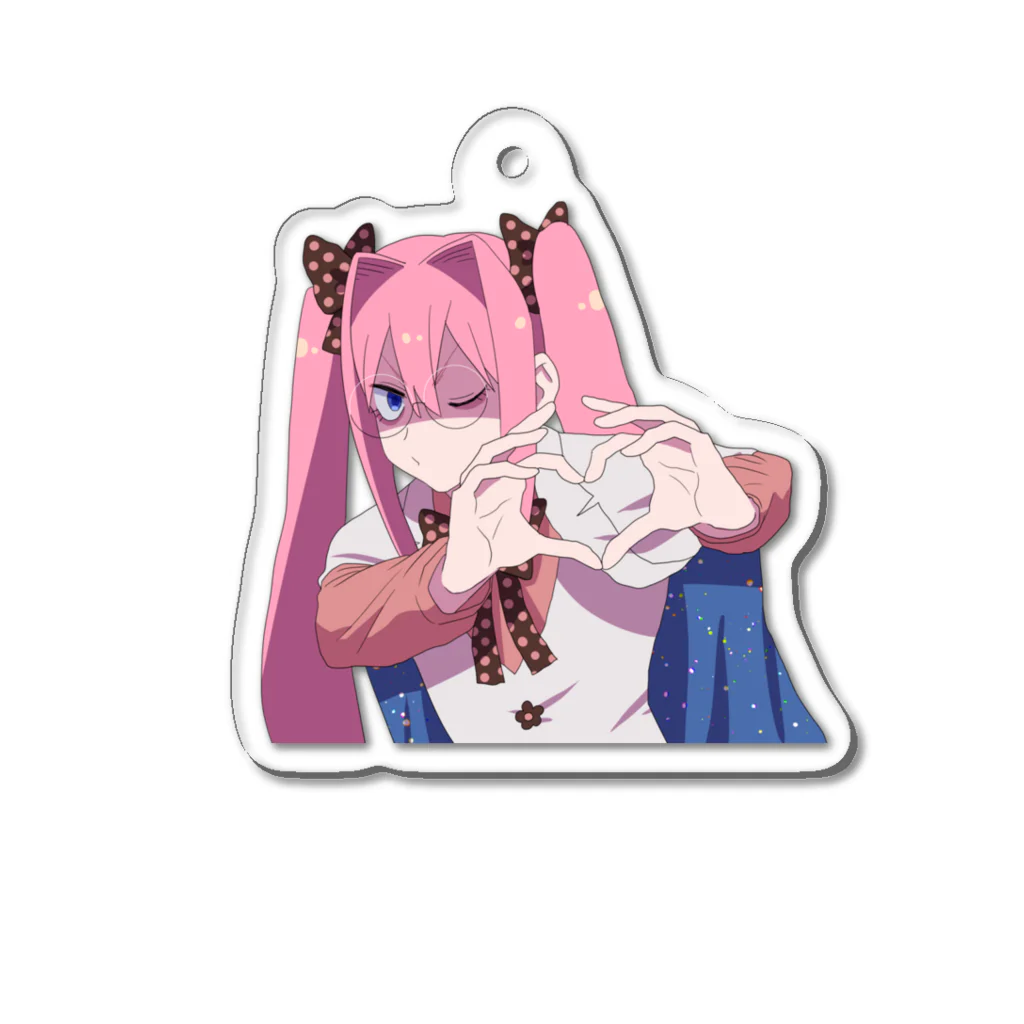 魔力 ラト🎀👓新人Vtuberの魔力ラト（マヂカ ラト）🎀👓Vtuber Acrylic Key Chain