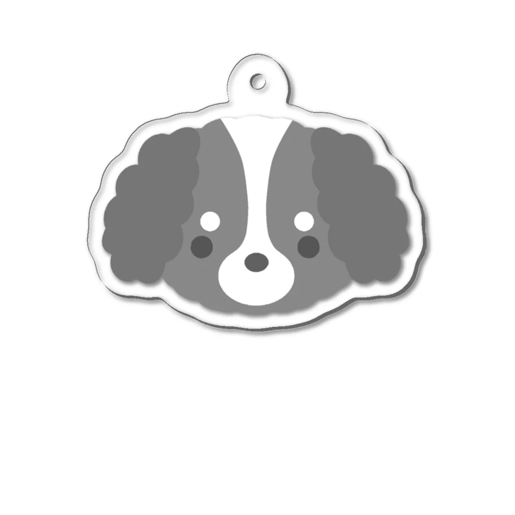 Nagatoのうちのわんこ(PC黒プードル) Acrylic Key Chain