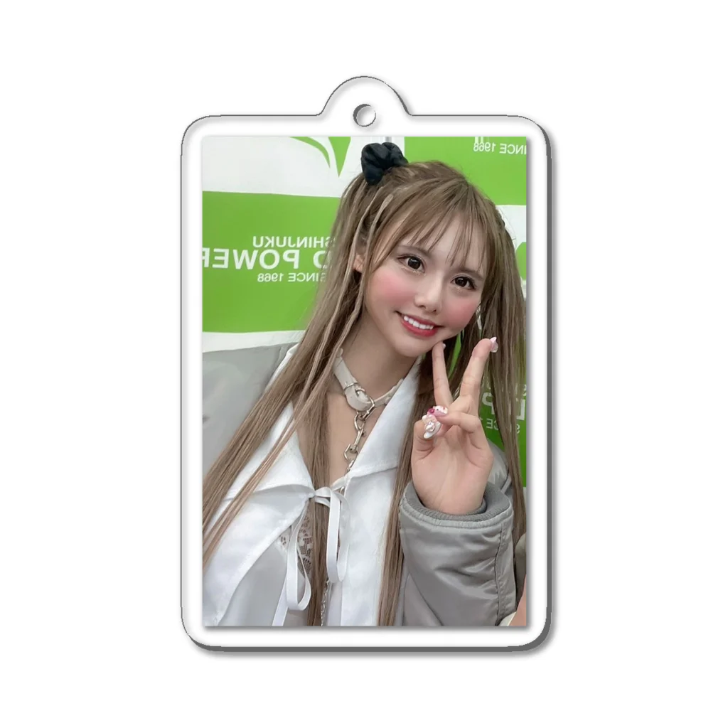 CAREN アーティストグッズのレコ発ライブ楽屋撮影 Acrylic Key Chain