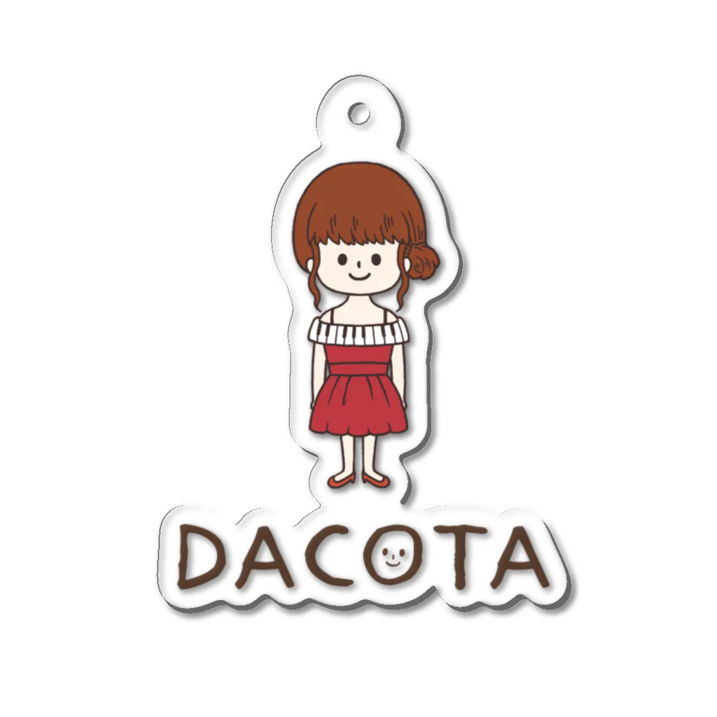 Team DACOTAのNo.065 はす アクリルキーホルダー