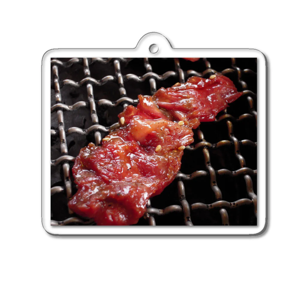 脂身通信Ｚの【フルグラフィック】焼肉♪230503 Acrylic Key Chain