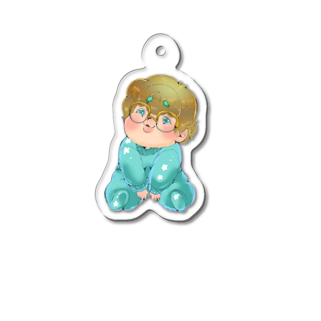 なまもの鮎のなまもの鮎　アババちゃん Acrylic Key Chain