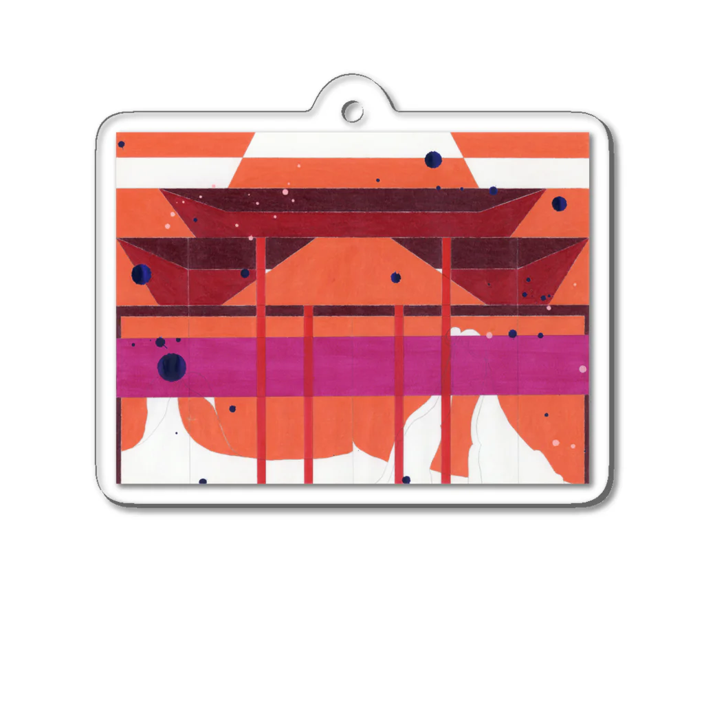 SatoshiOsadaのSHURI CASTLE SISTERS Acrylic Key Chain