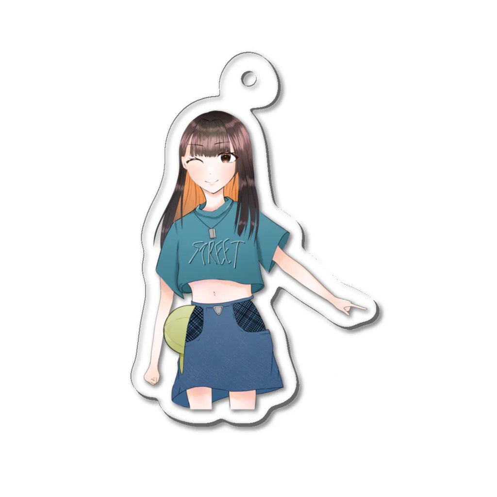 Nutsの創作キャラのグッズ Acrylic Key Chain