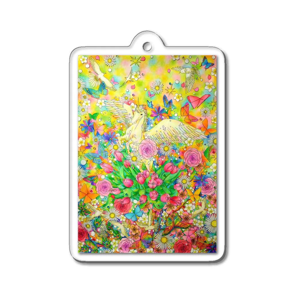 FLOWERTOWERのペガサス Acrylic Key Chain