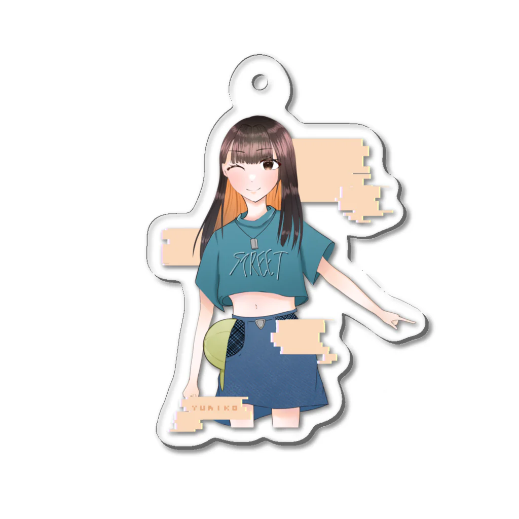 Nutsのyuriko Acrylic Key Chain