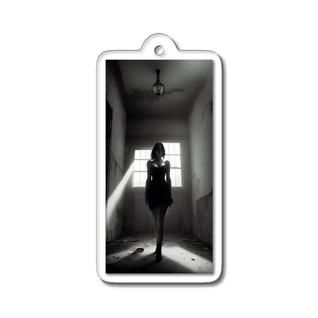 justfit150のa woman in the shadows Acrylic Key Chain