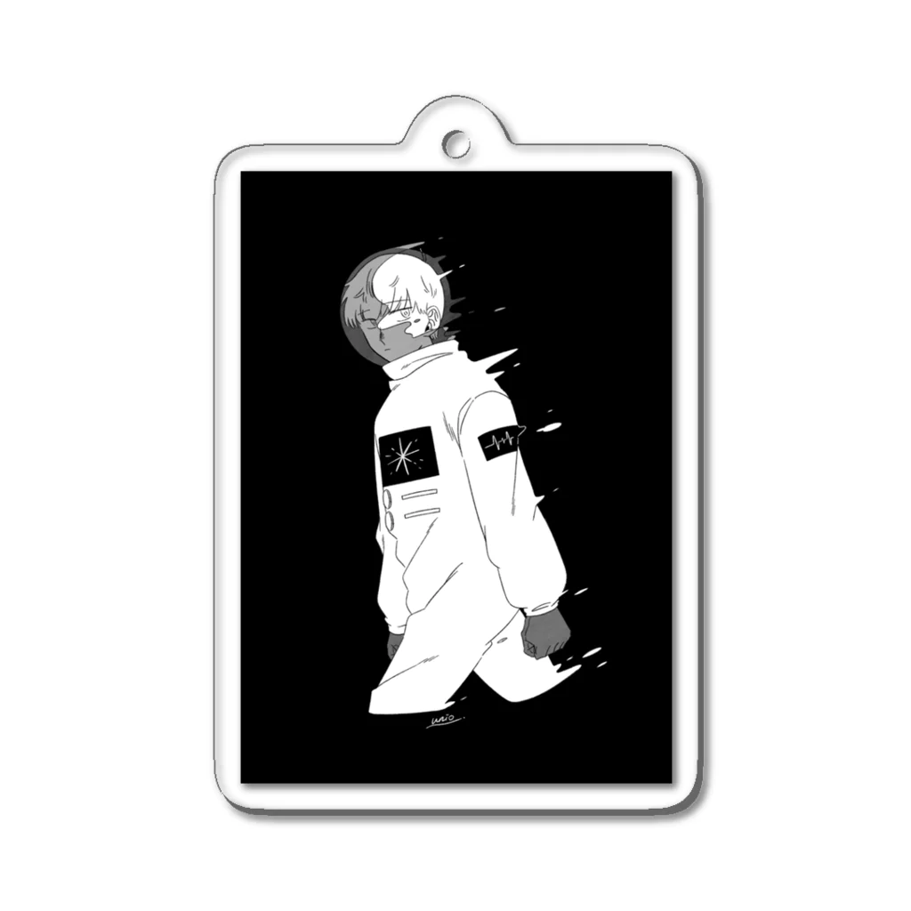 夜弖蝉のうに夫とあひるたち｢融解｣ Acrylic Key Chain