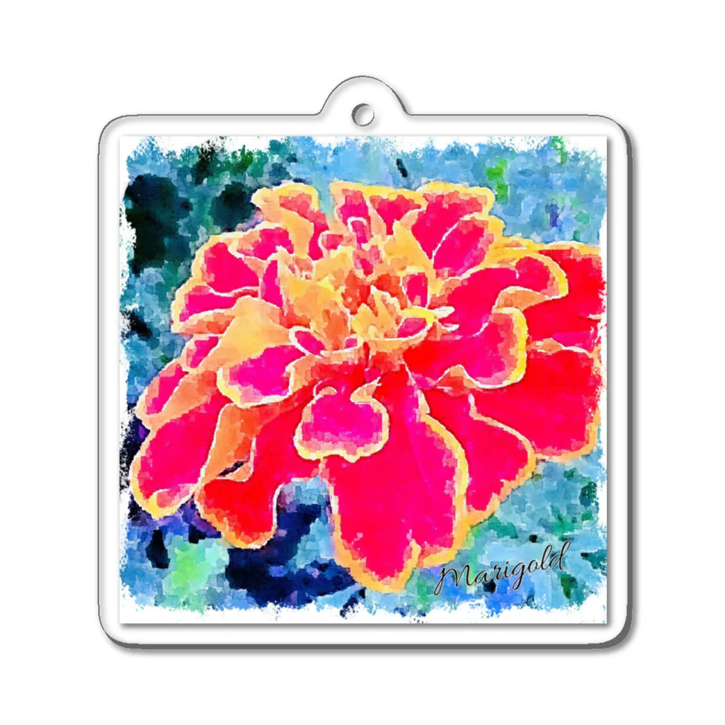 kazeou（風王）のMarigold(アプリ加工) Acrylic Key Chain