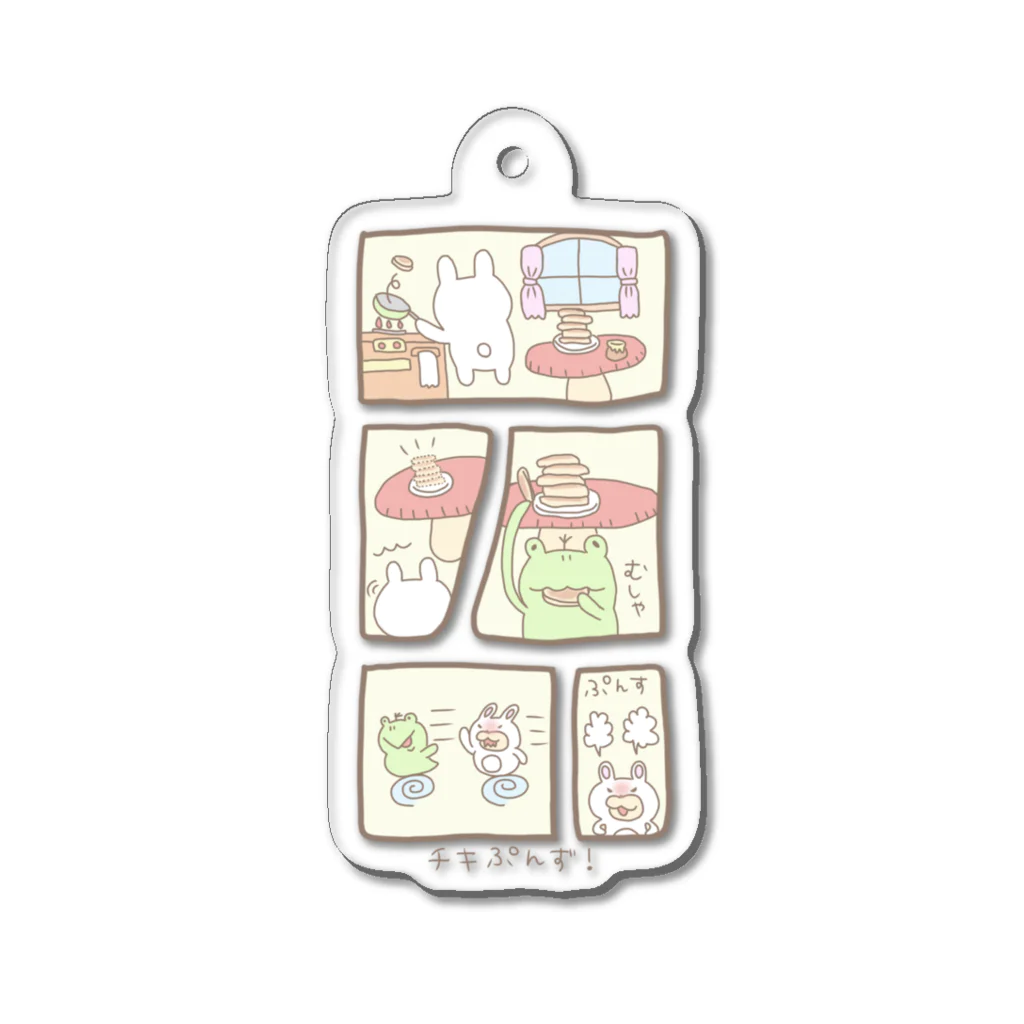 チワぷんず！のチキぷんず！マンガアクリルキーホルダー Acrylic Key Chain