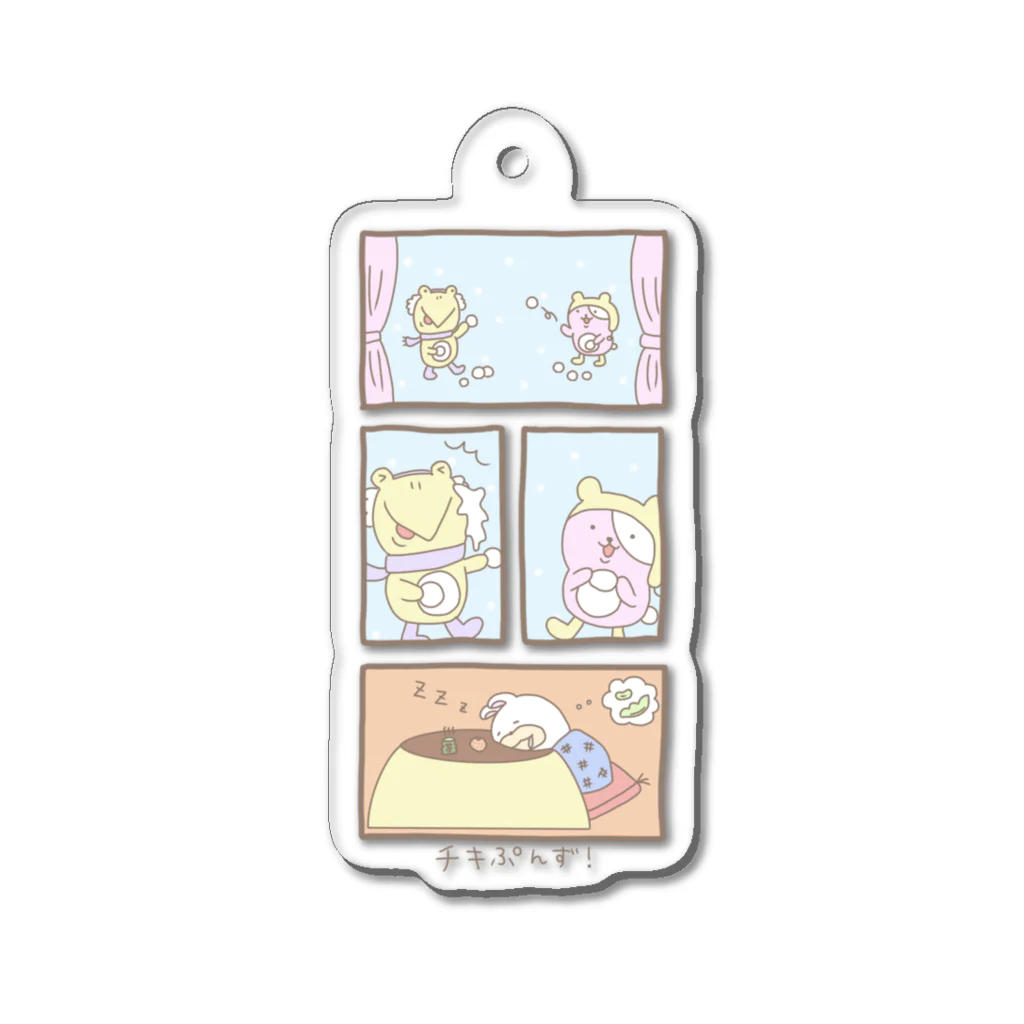 チワぷんず！のチキぷんず！マンガアクリルキーホルダー Acrylic Key Chain