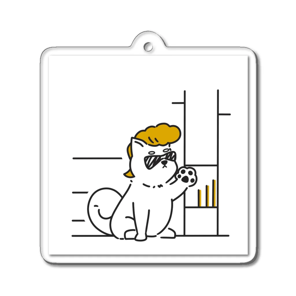 REO-REOのワンキー犬 Acrylic Key Chain