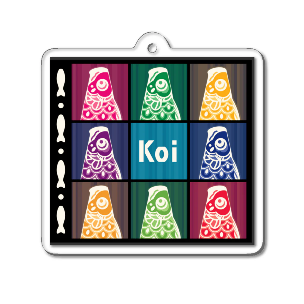 ハナドリカ SUZURI店の「Koi」 Acrylic Key Chain