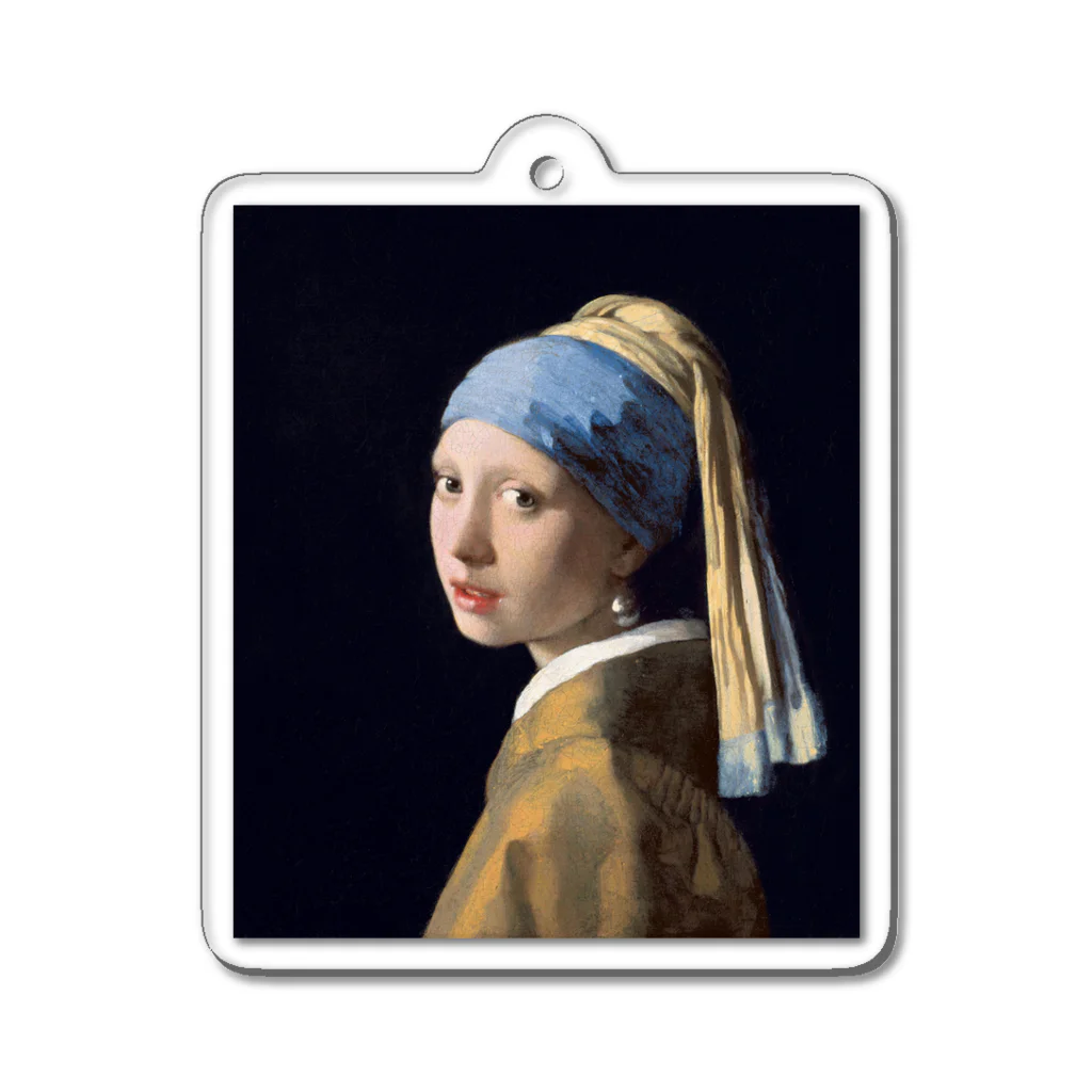 世界美術商店の真珠の耳飾りの少女 / Girl with a Pearl Earring アクリルキーホルダー