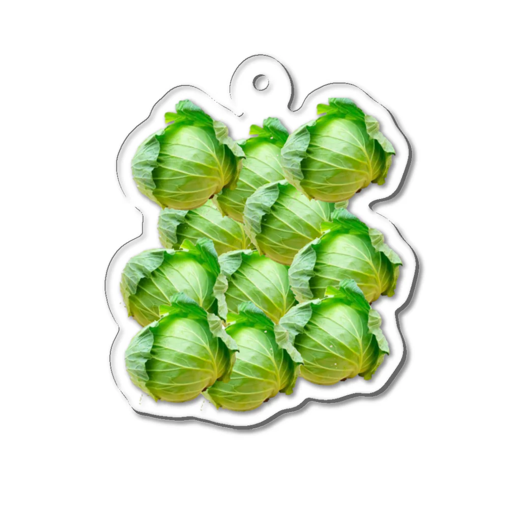 【筆柱】筆文字’st 玲花のあなたの隣にキャベツ Acrylic Key Chain