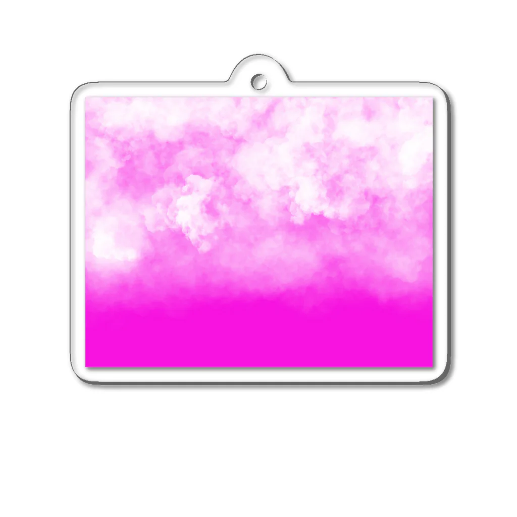 IHYLIのSky/pink Acrylic Key Chain