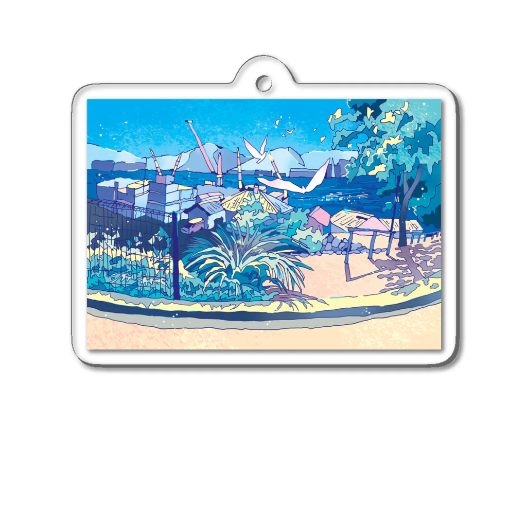 Saigetsuの【旅立ちの日】/長崎の風景 Acrylic Key Chain