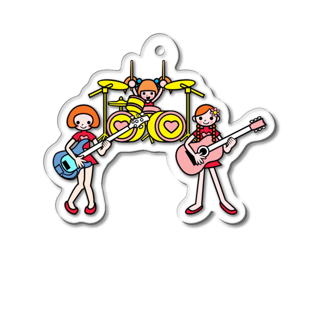 LOFT KEITHのガールズバンド Acrylic Key Chain