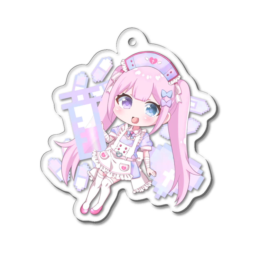 ぽむお🐰のゆめかわナースちゃん アクキー Acrylic Key Chain