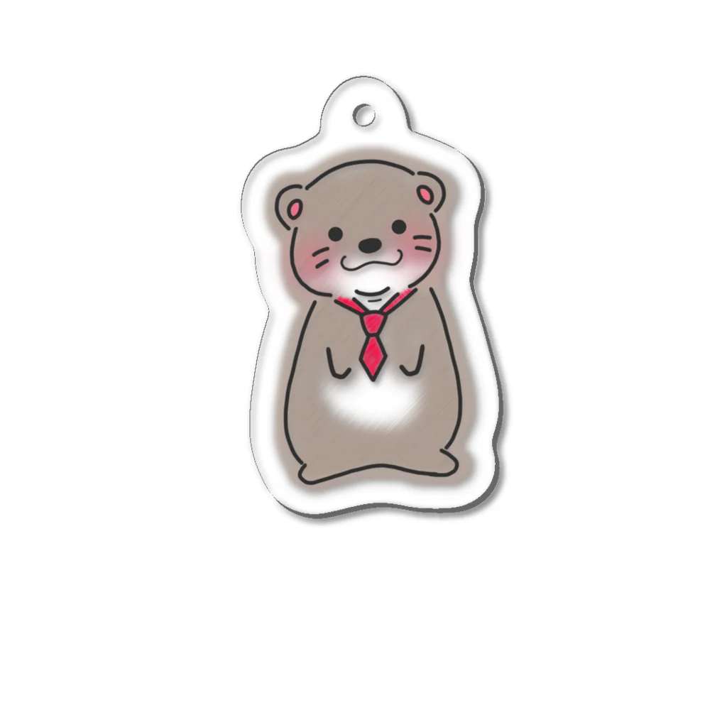 ArtChildrenの会社員の河中さん（カワウソ） Acrylic Key Chain