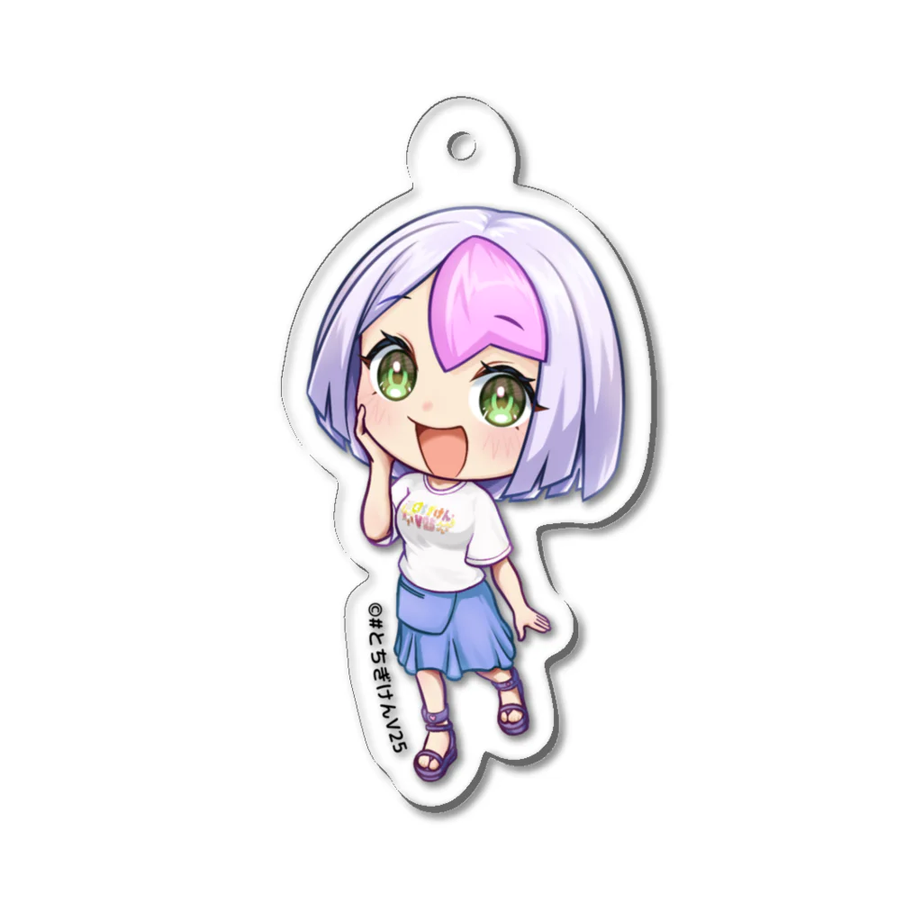 #とちぎけんV25 Official Shopの喜連さくら【サブカルは栃木を救うんだよ】 Acrylic Key Chain