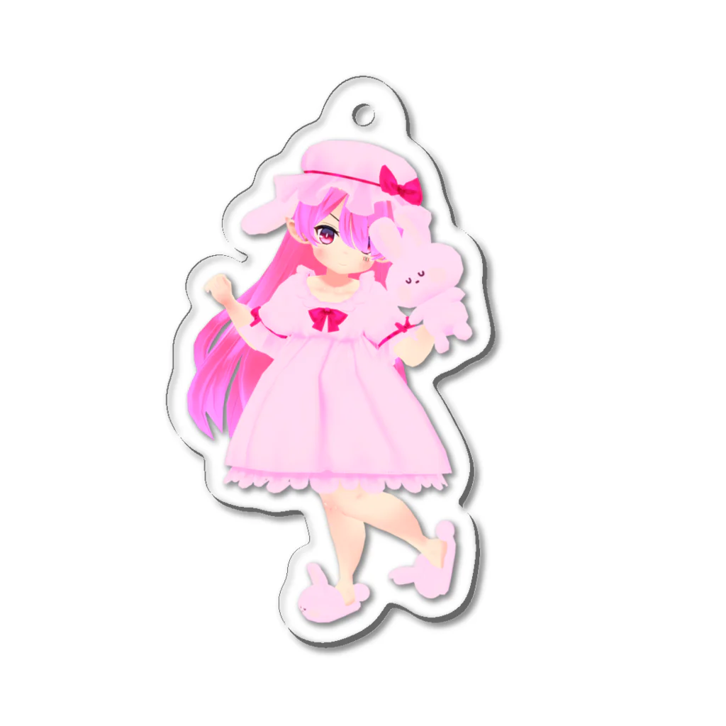 サキュバスのPetaru-chan💮100点ぺたっとのももいろドリームなぺたるちゃん Acrylic Key Chain