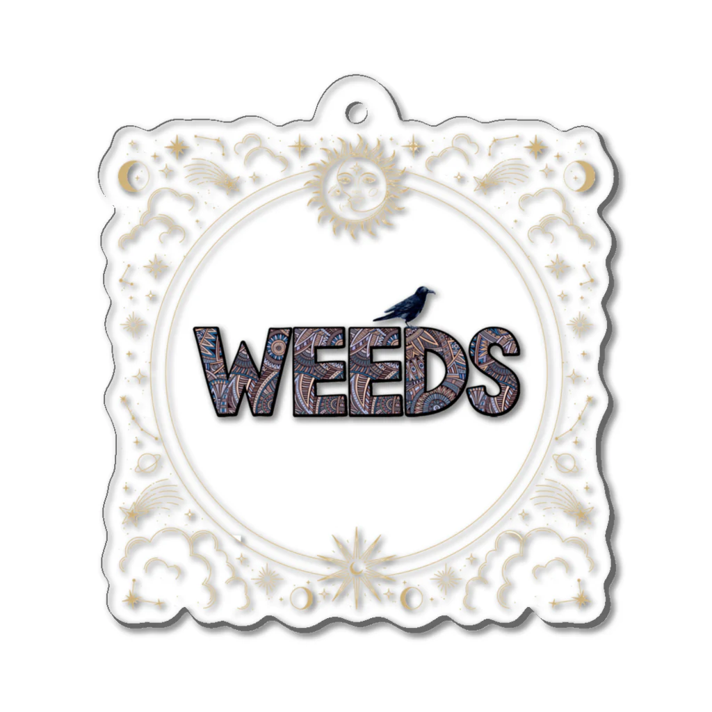 薬草専門店WEEDSのオリエンタルWEEDS Acrylic Key Chain