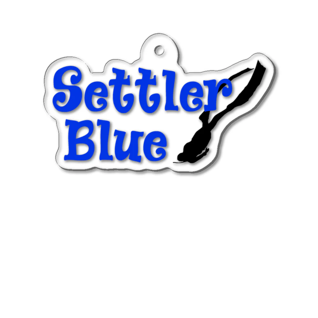 FREELYSのSettler -Blue Blue Acrylic Key Chain