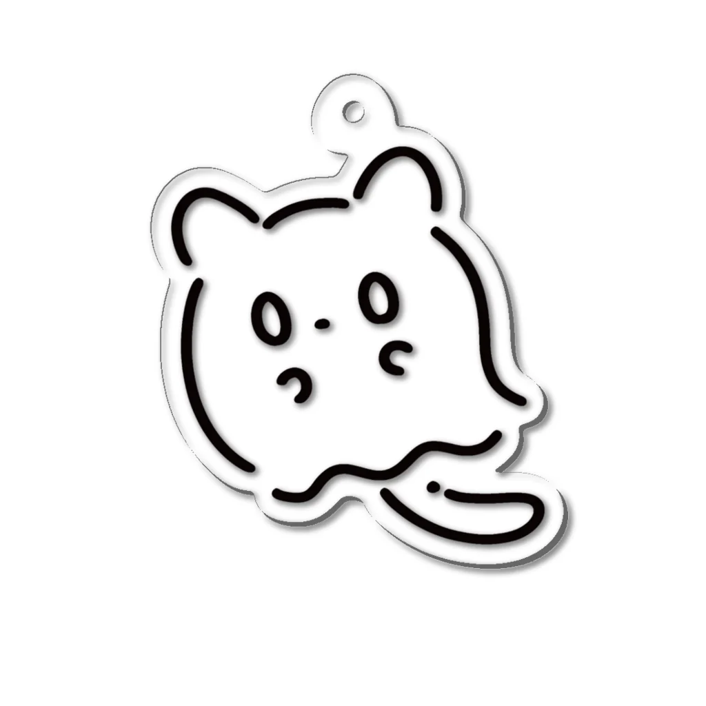 PU!shopのねこおばけキーホルダー Acrylic Key Chain