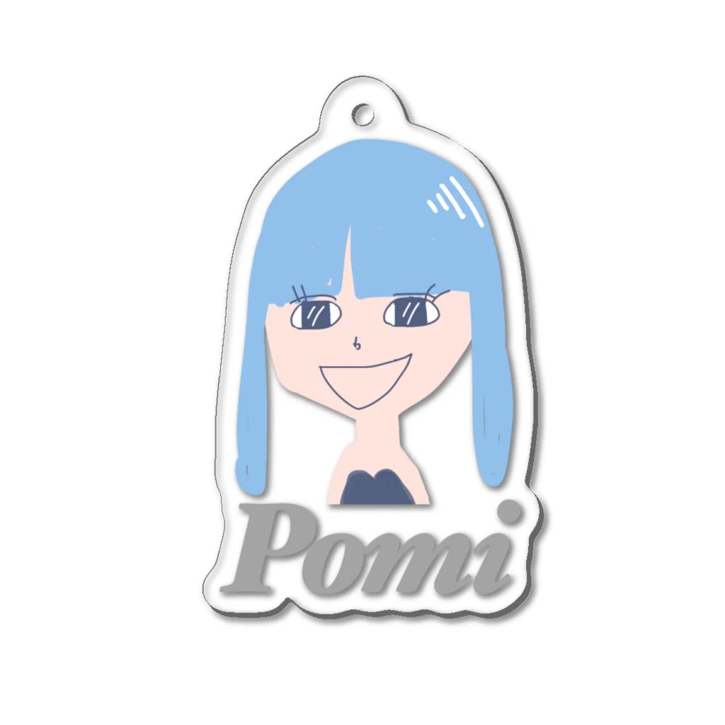 🌈💙ぽんきー商店のぽみ笑顔Ⅲ Acrylic Key Chain