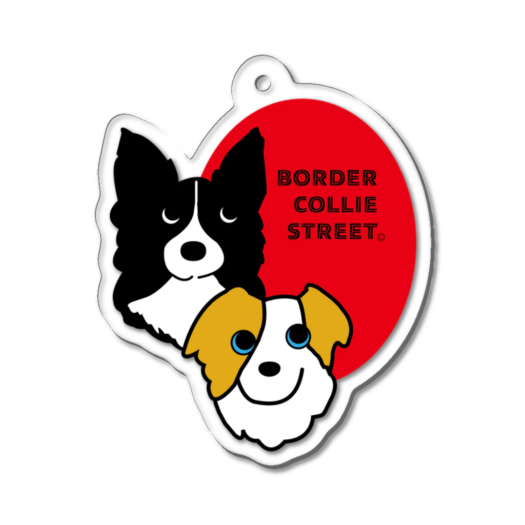 Bordercollie StreetのSLN-BCS3 アクリルキーホルダー