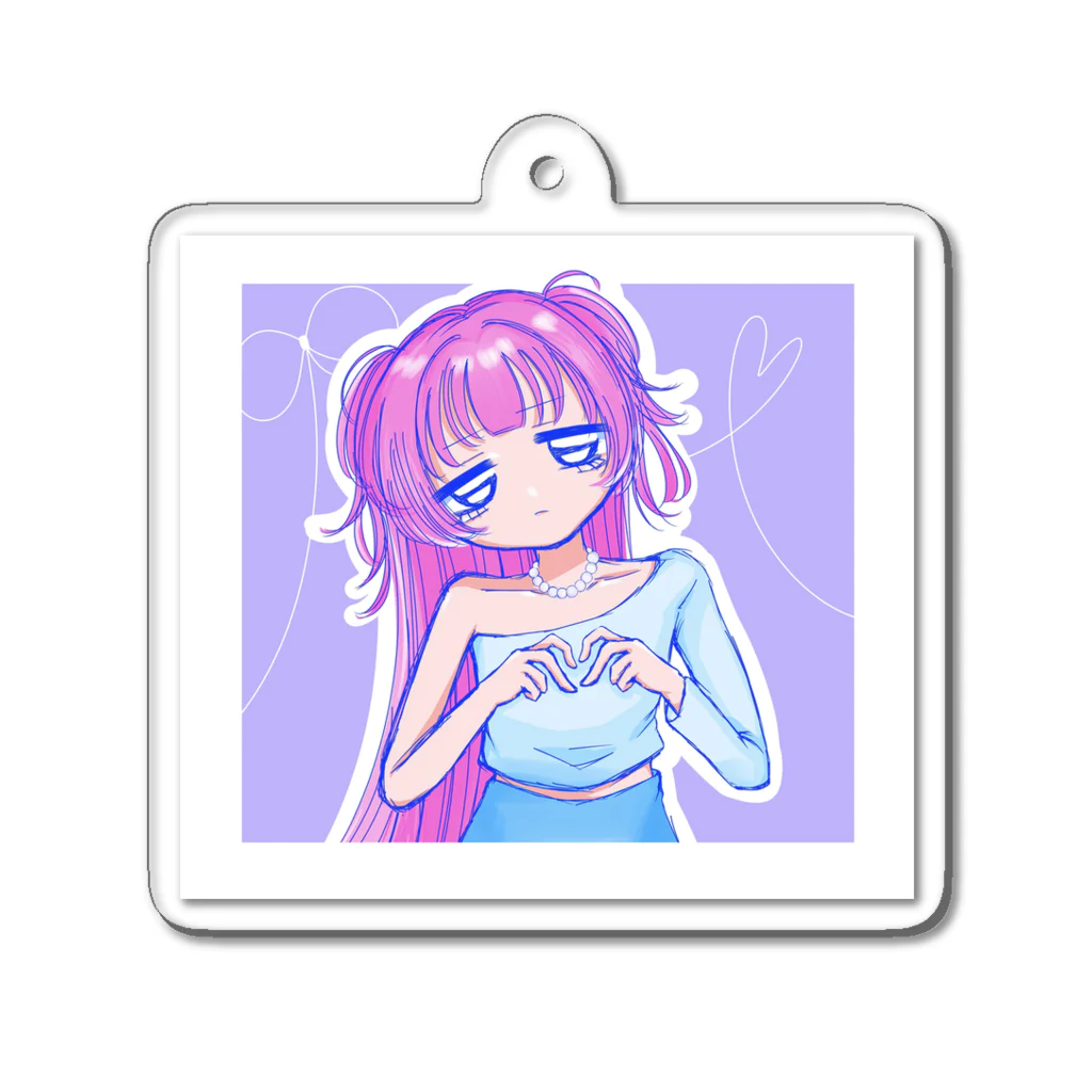 あまりごはんのはーと Acrylic Key Chain